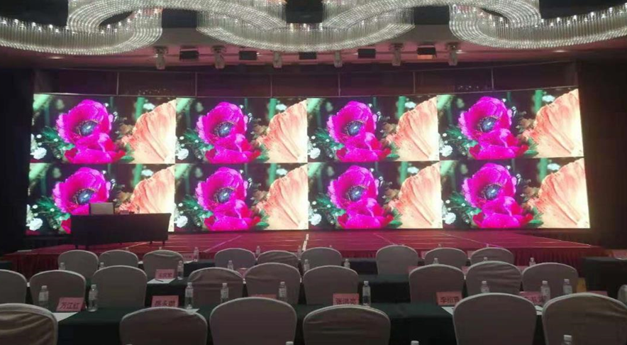安阳某酒店会议室八画面吩炝 LED 显示屏节造系统项目